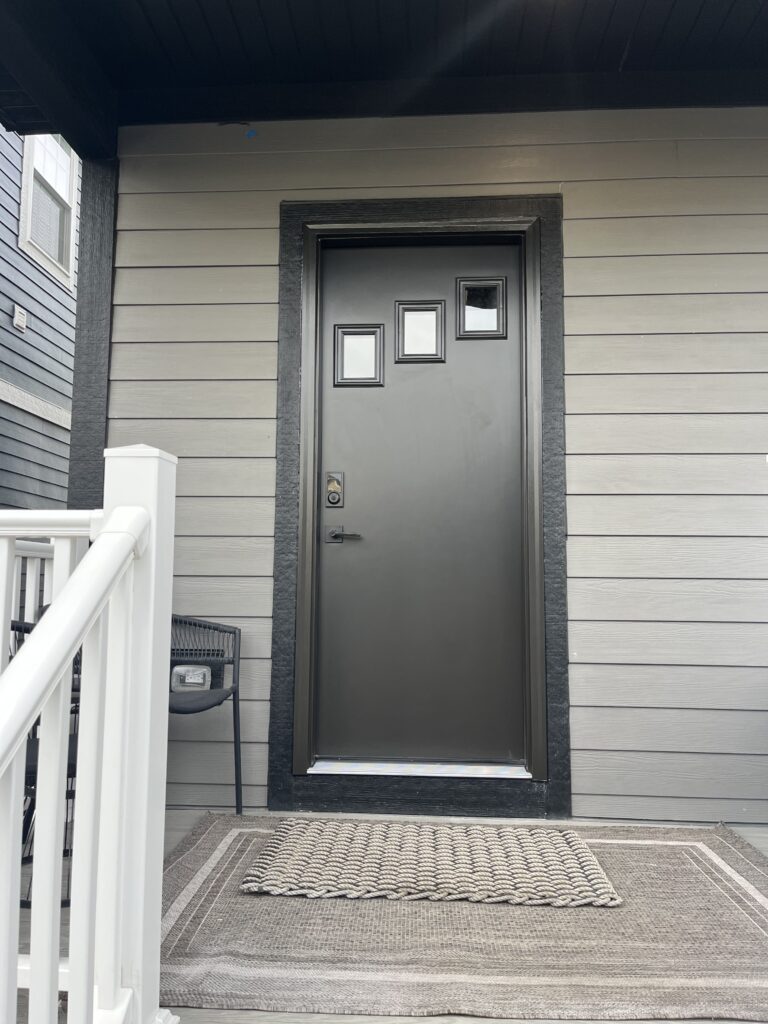 New rear entry door